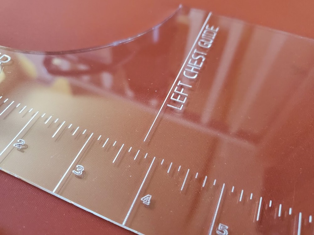 T-Shirt alignment Tool - Ruler - Centering Tool | HTV Alignment | Guide