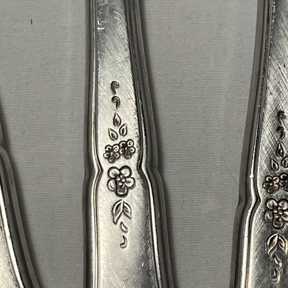 Oneida Ashmore Stainless Flatware 3 Dinner Knives Replacement Burnished Handle