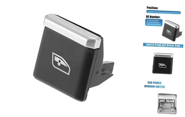 Replacement Driver Master Power Window Switch for 10-18 Porsche Cayenne Macan