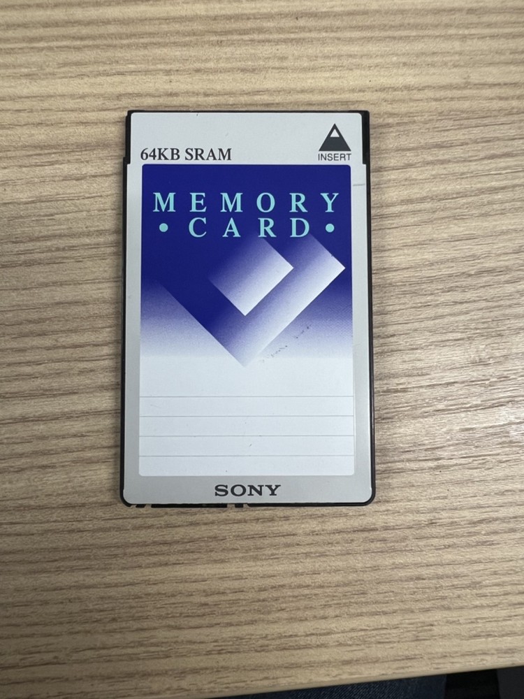 Sony 64KB SRAM Card