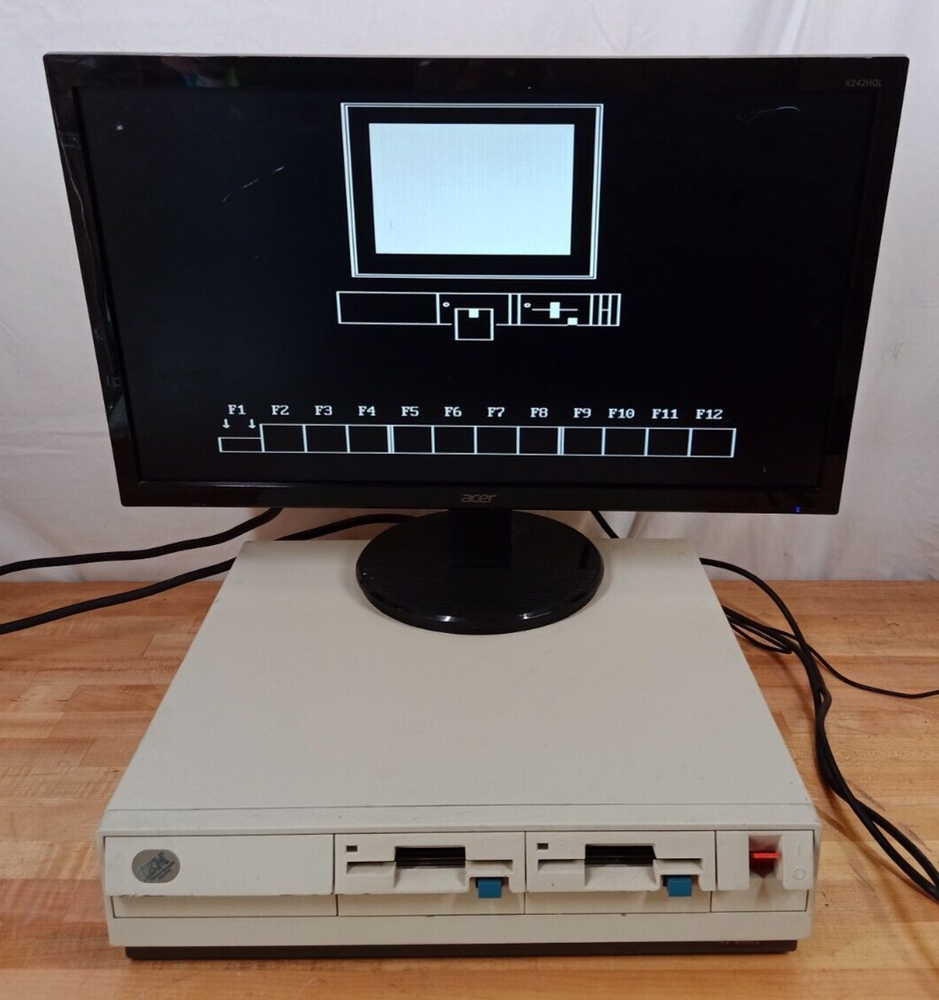 Vintage IBM Personal System/2 Model 30 Desktop Computer 8530-002 Basic 1.1