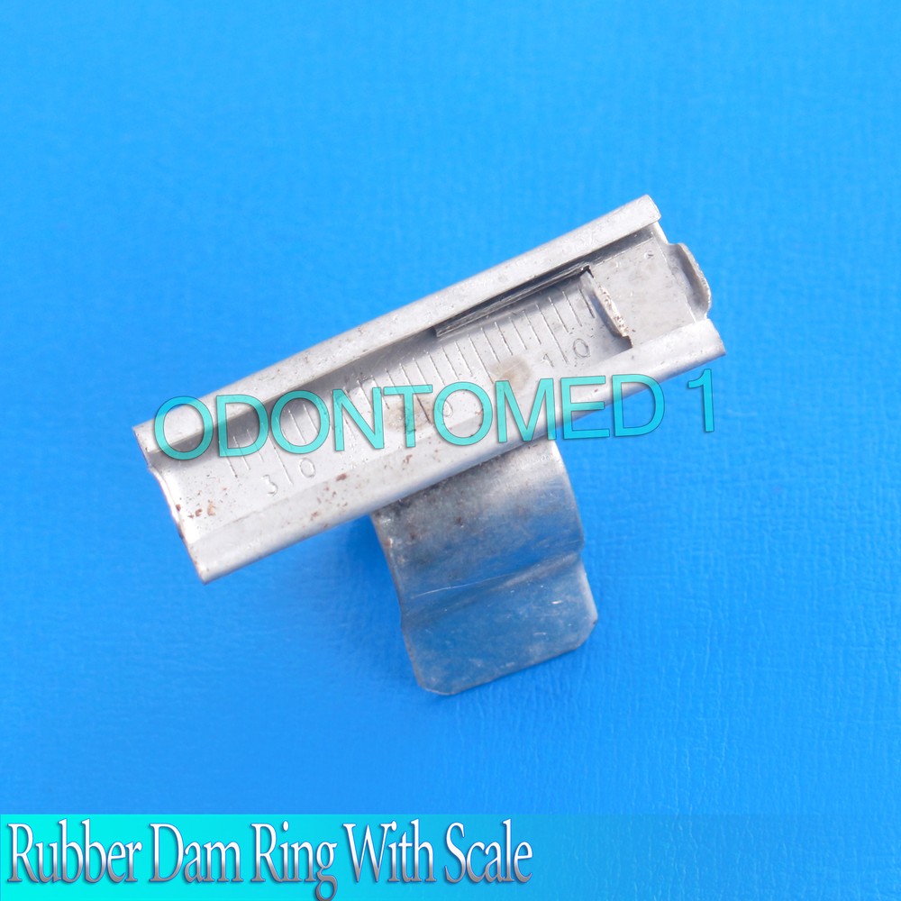 Endodontic Rubber Dam Ring With Scale Dental Instruments