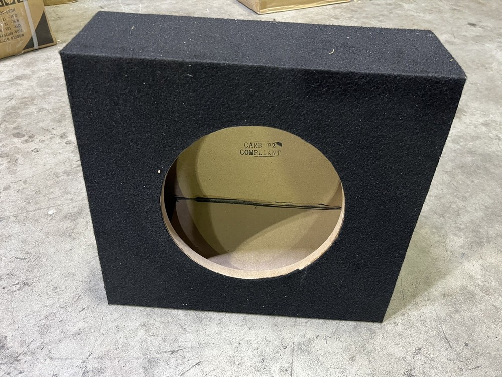 Single 10” Ported Box Angled