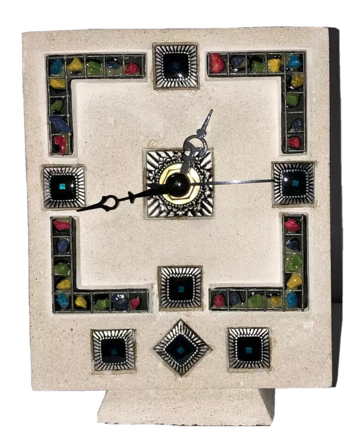 Jerusalem Stone Desk Clock, FREE Shipping