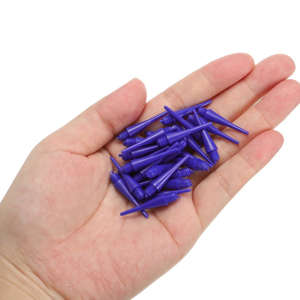 Plastic Dart Tips, 120 Pack 2BA Thread Soft Dart Tips, Blue