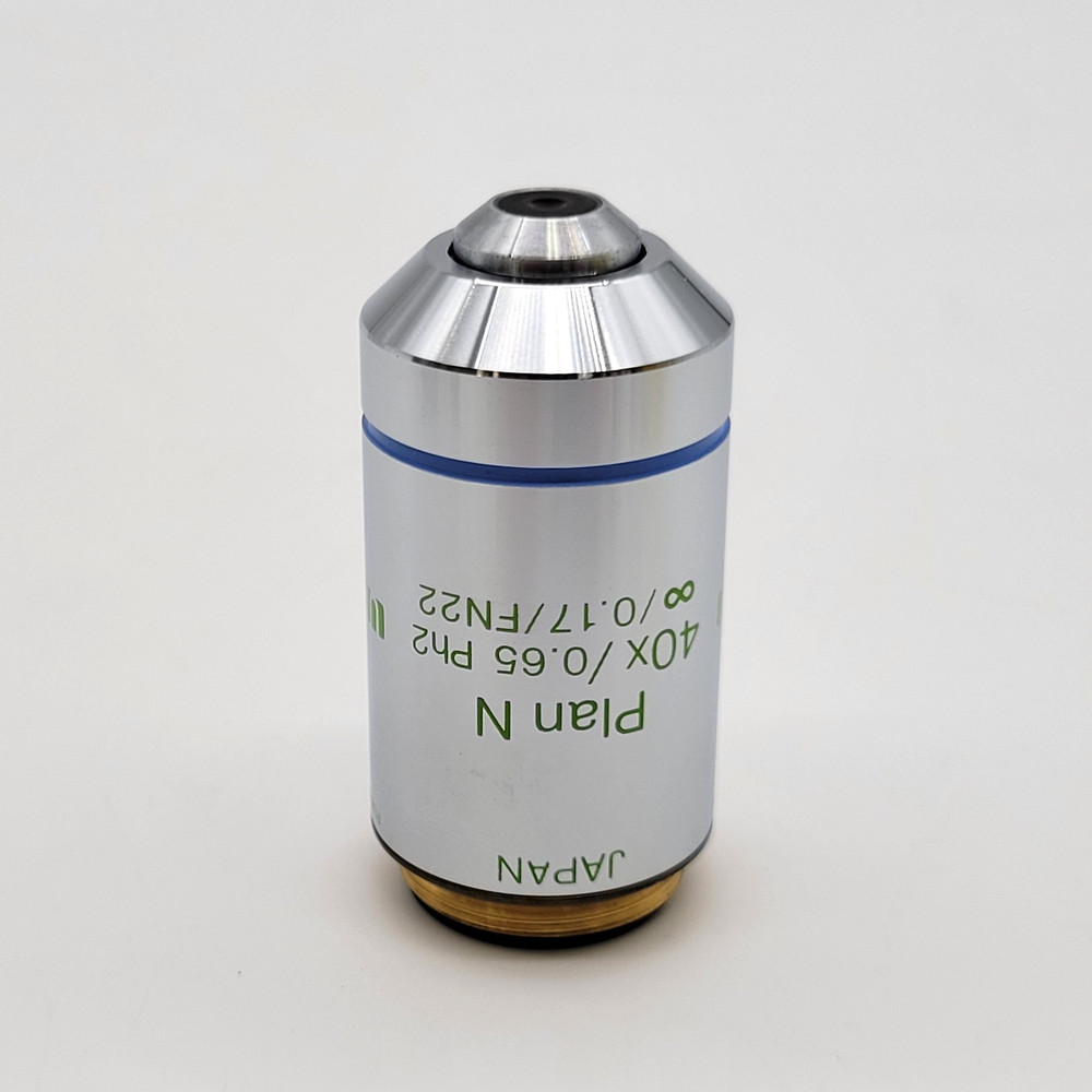 Olympus Objective Microscope Plan N 40x Ph2 Phase Contrast