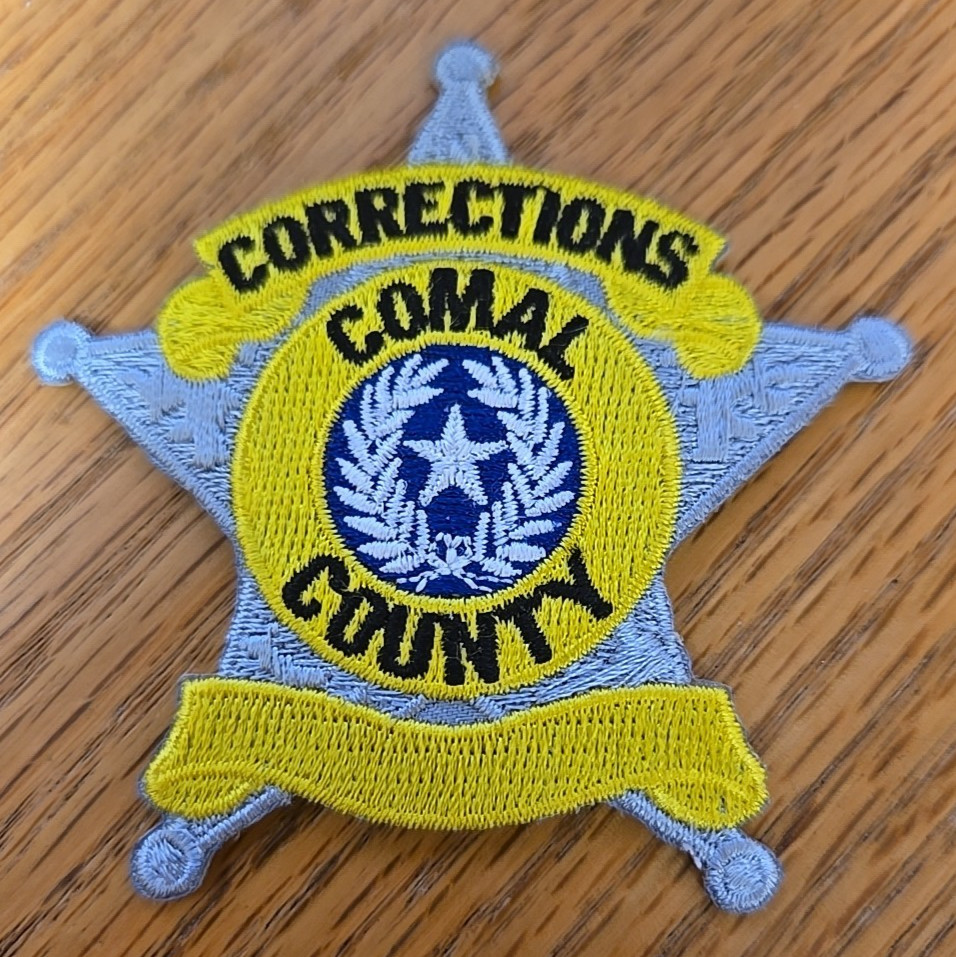 COMAL COUNTY TEXAS small CORRECTIONS DOC sheriff police PATCH