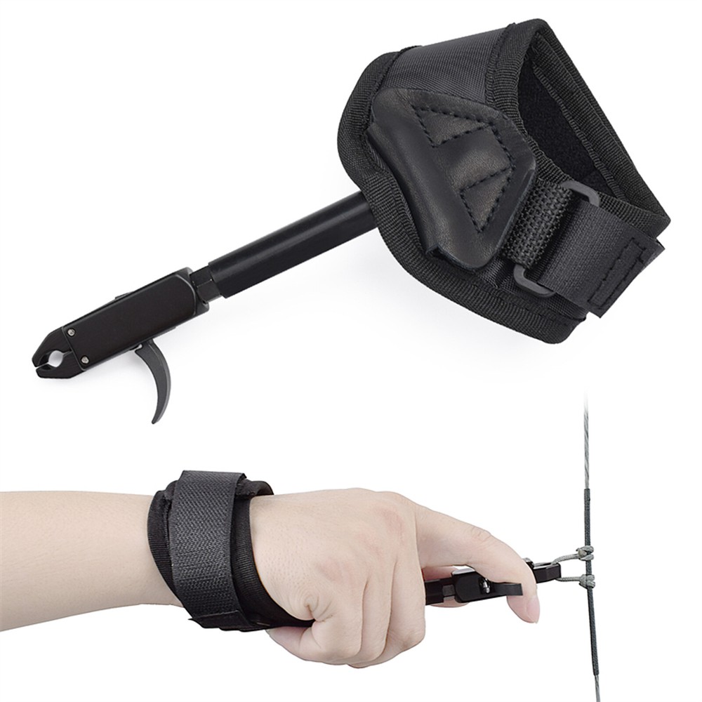Compound Bow Caliper Release Aid Trigger Wrist Strap Accessories Archery RH/LH