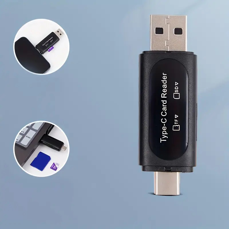 Card Reader USB 3.0 Type C Micro SD TF OTG Smart Memory Adapter Laptop Computer