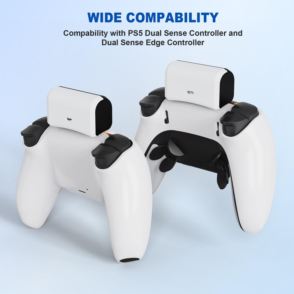 JOYTORN Rechargeable Battery Pack Compatible with PS5 Dualsense/Edge Black
