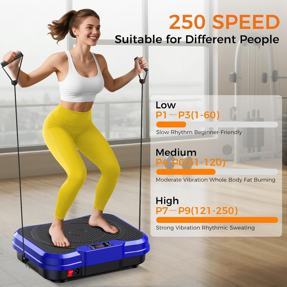 Vibration Plate Exercise Machine,Vibrating Platform for Lymphatic Drainage with