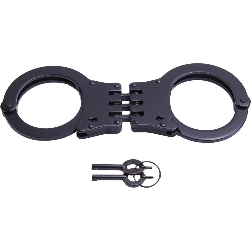 Hinge-Linked Handcuffs - Black