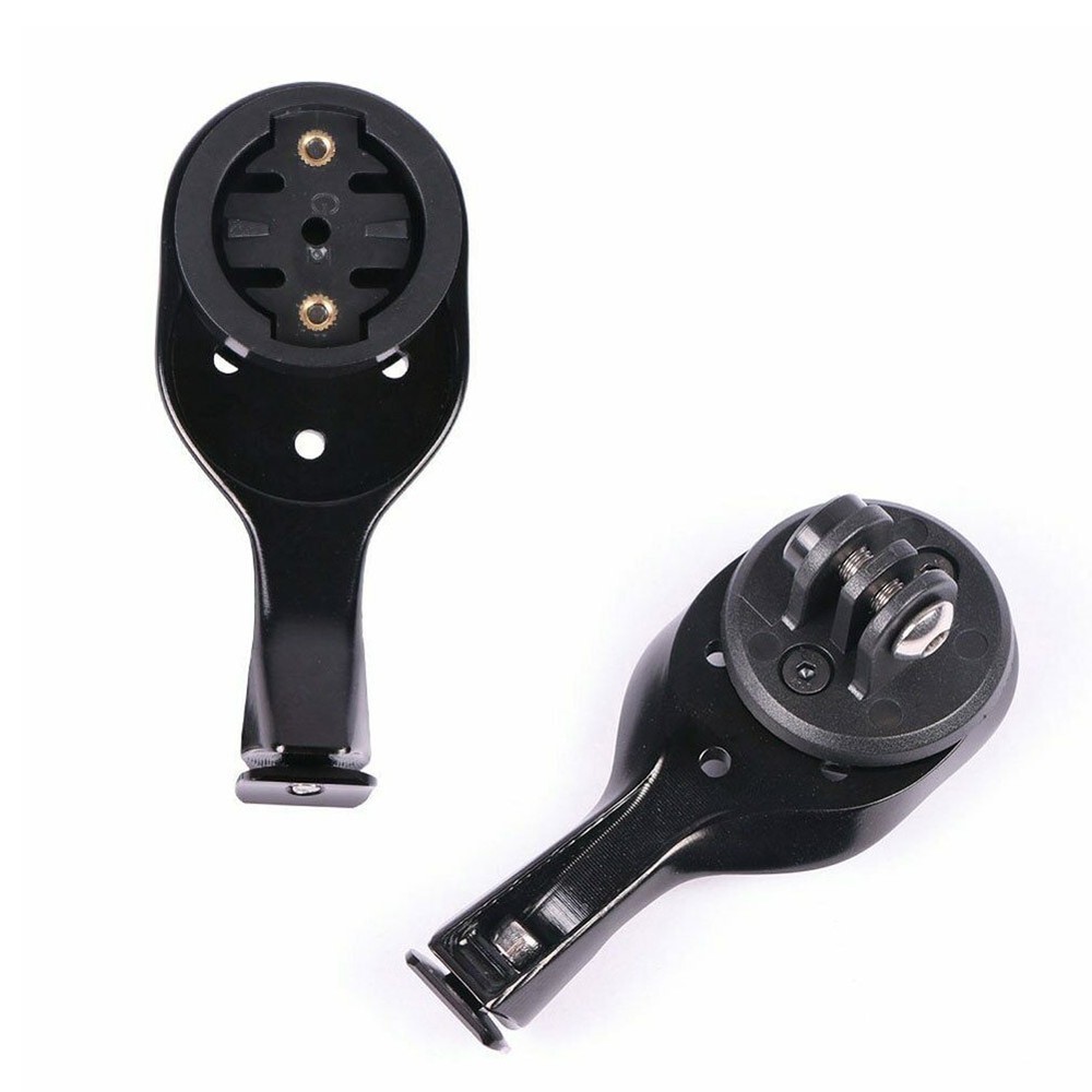 Black Bicycle Odometer Mount for Garmin Replaceable Base Easy to Install