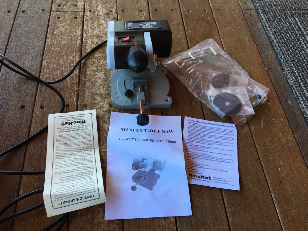 MICROLUX MINI CUT OFF SAW EXTRA BLADE UNUSED
