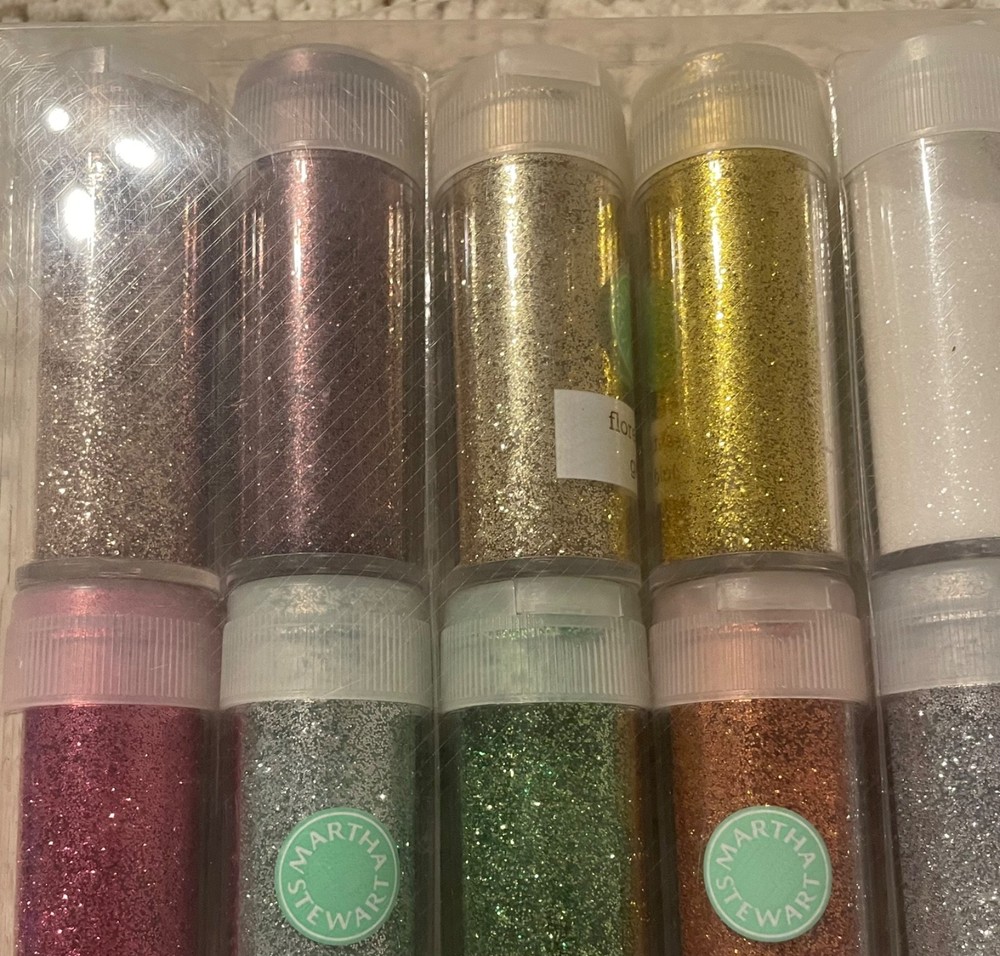 Matha Stewart crafts Glitter set.