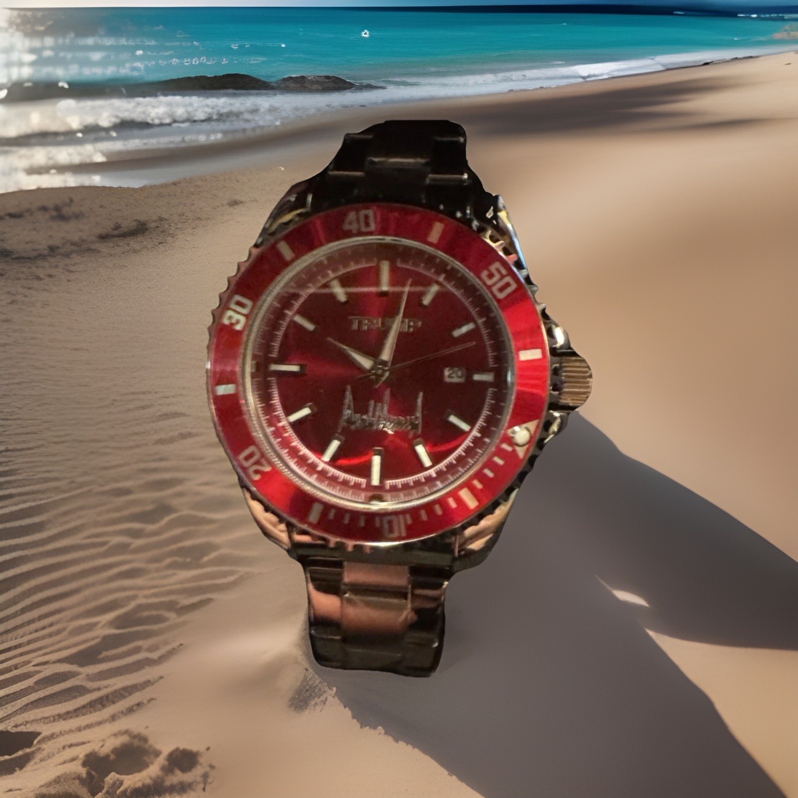 TRUMP VICTORY - Fight Fight Fight - RED BEAUTY - COMMEMORATIVE WATCH