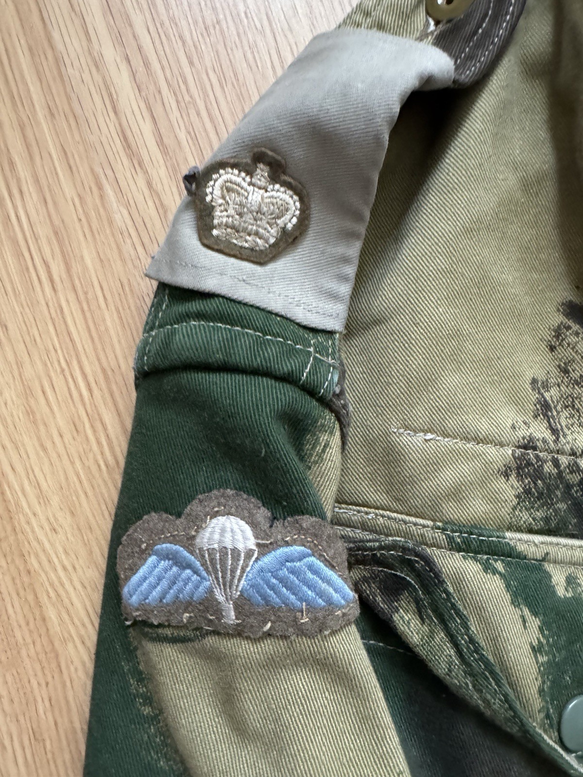 Genuine 1959 Pattern Denison Smock Major Rank & Wings Airborne Parachute