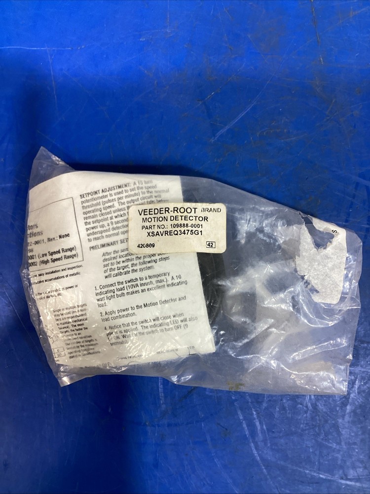 VEEDER ROOT 109888-0001 MOTION DETECTOR