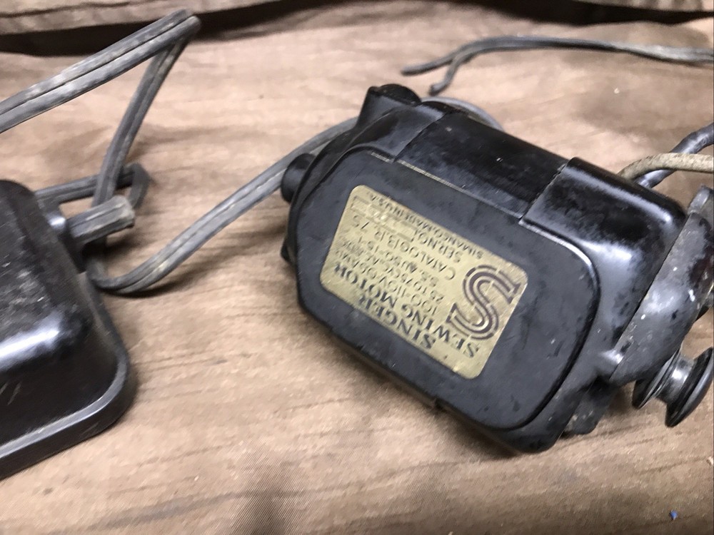 Vintage Singer sewing machine Motor & Foot Controller
