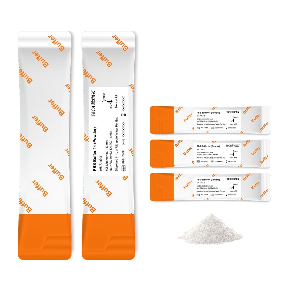 CryoKing Phosphate Buffered Saline 1X, PBS Premixed Powder, Individually Package