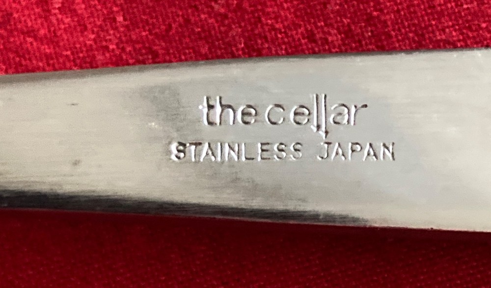 The Cellar CLF 22 Pierced Serving Spoon 8 1/4" Flat Tip Stainless Steel Flatware