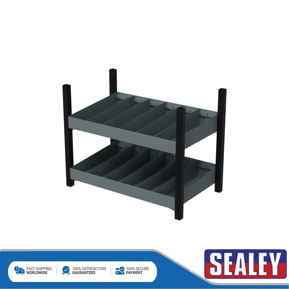 Sealey Modular Storage Mid Unit 2 Compartment Shelve 580mm APMRM4