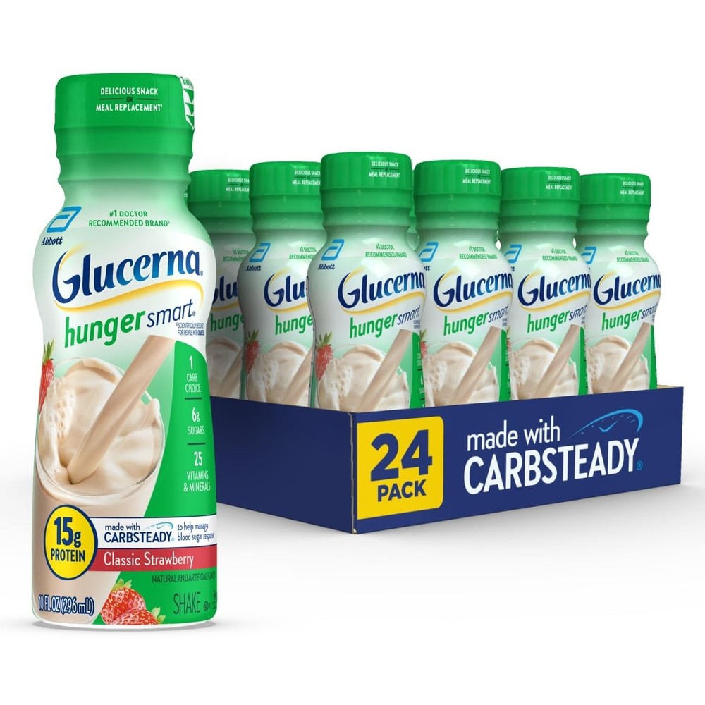 Strawberry Diabetic Meal Shake