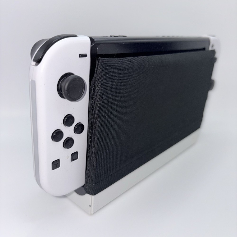 Nintendo Switch Dock Cover Plain Black Screen Protector Sleeve Original & OLED