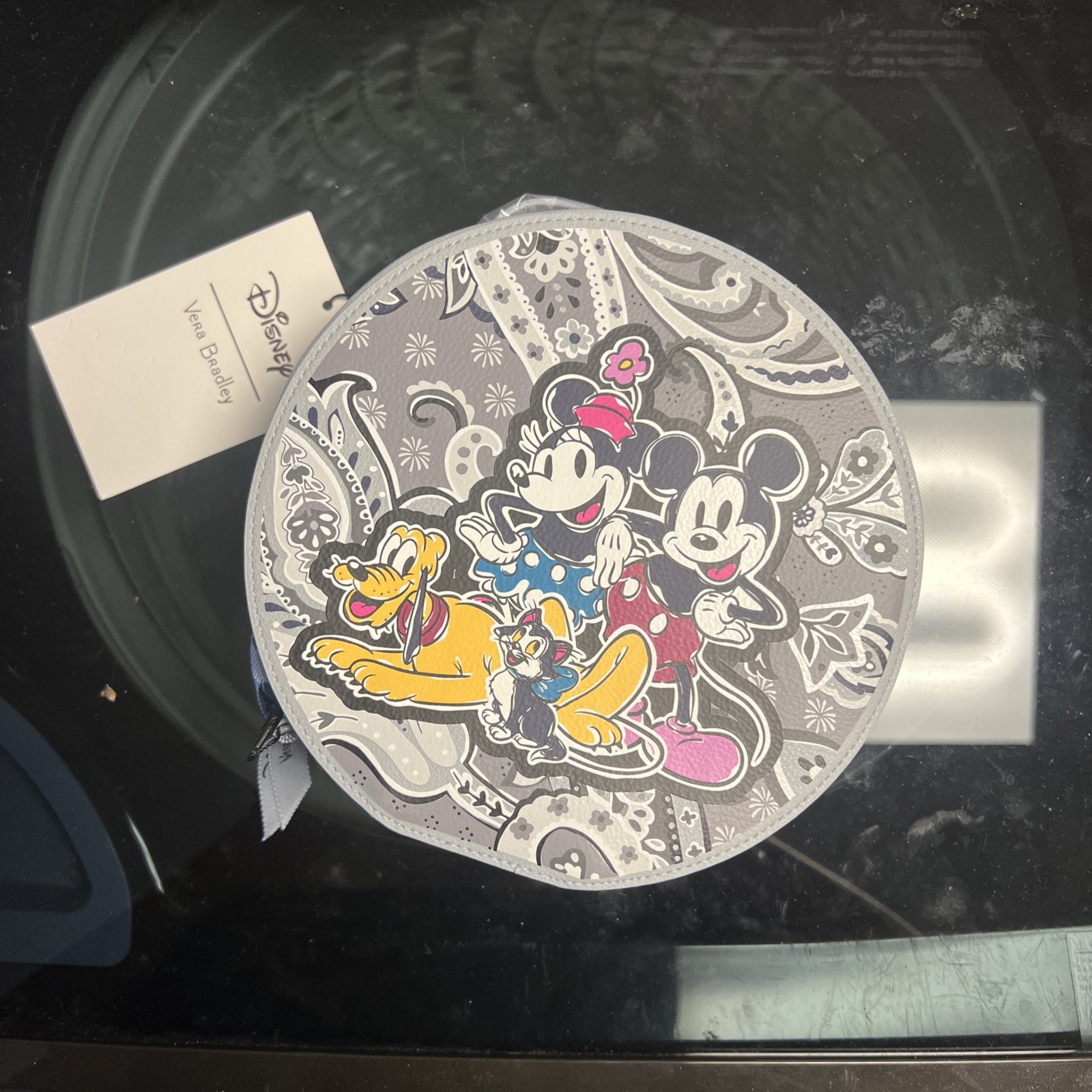 Disney Vera Bradley Whimsy Cosmetic Bag Mickey Minnie Mouse - NEW