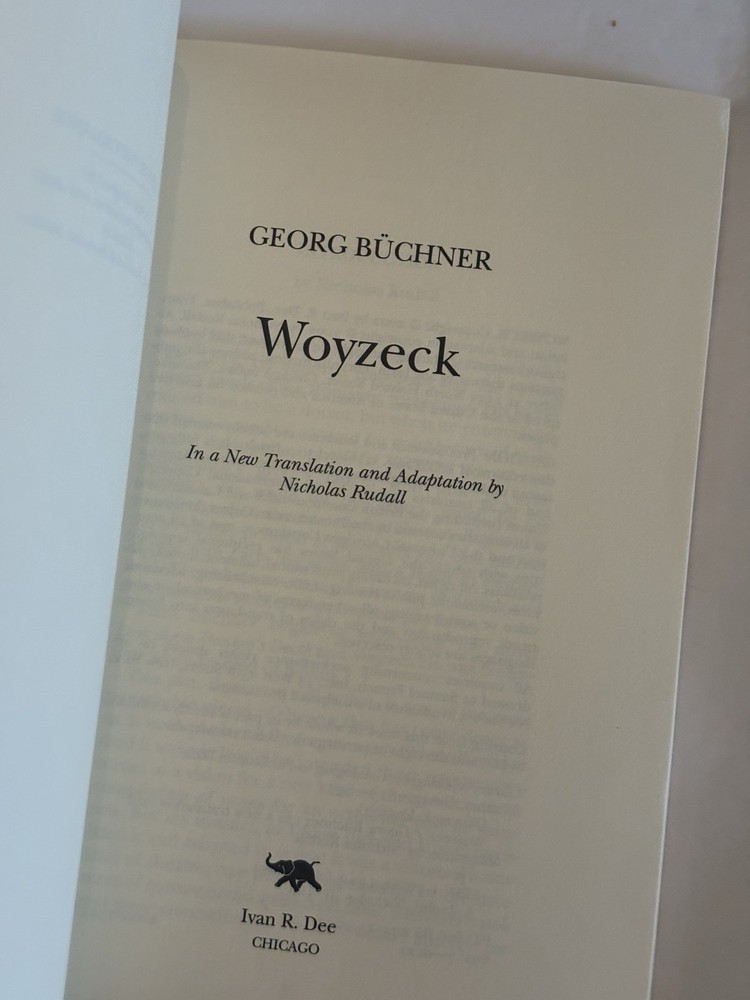 WOYZECK Georg Buchner / Nicholas Rudall - SCRIPT