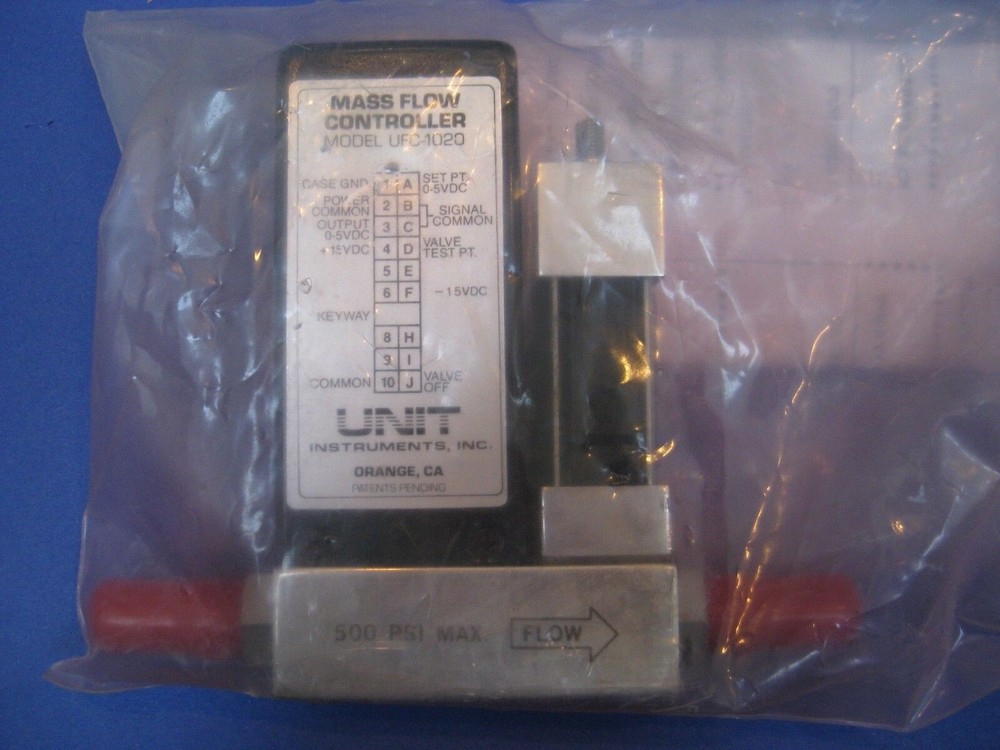 Unit UFC-1020 Mass Flow Controller MFC, O2, 10 SLM, Rfrb