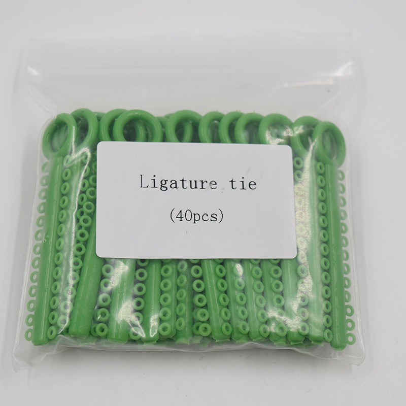 50 Packs Dental Orthodontic 36 Colors Elastic Braces Rubber Ligature Ties Bands