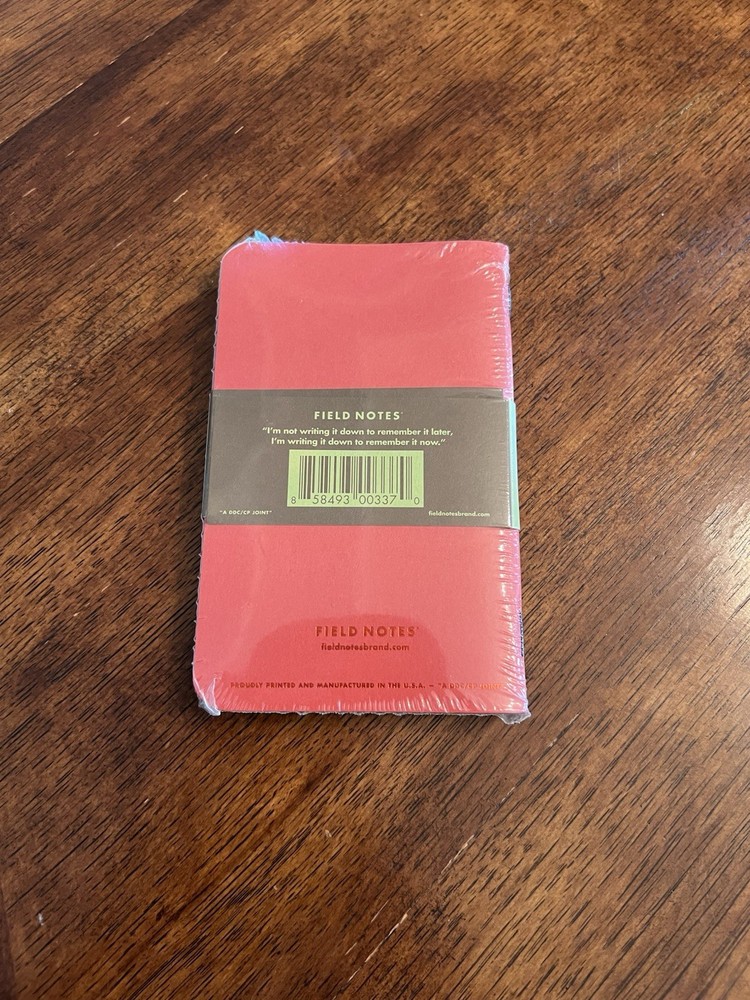 Field Notes Notebooks Sweet Tooth 3 Notebooks New Sealed Pack