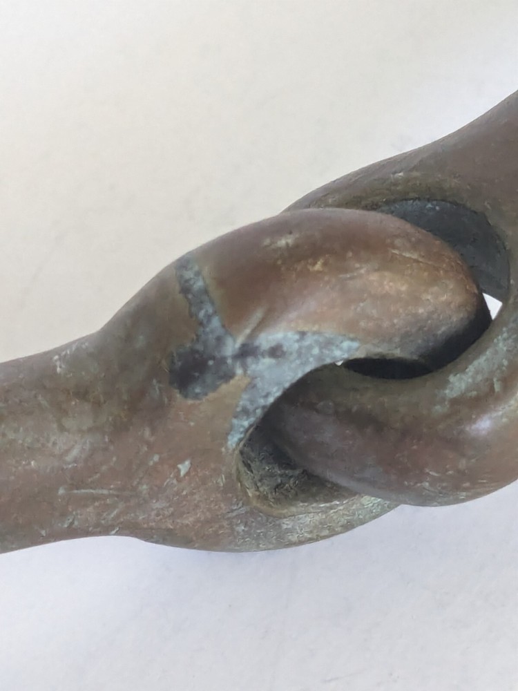 Vintage Full Copper Snaffle Bit. Some engraving. England?