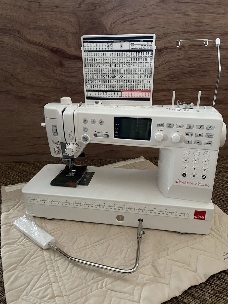 Elena eXcellence 720 Pro Computerized Sewing Machine