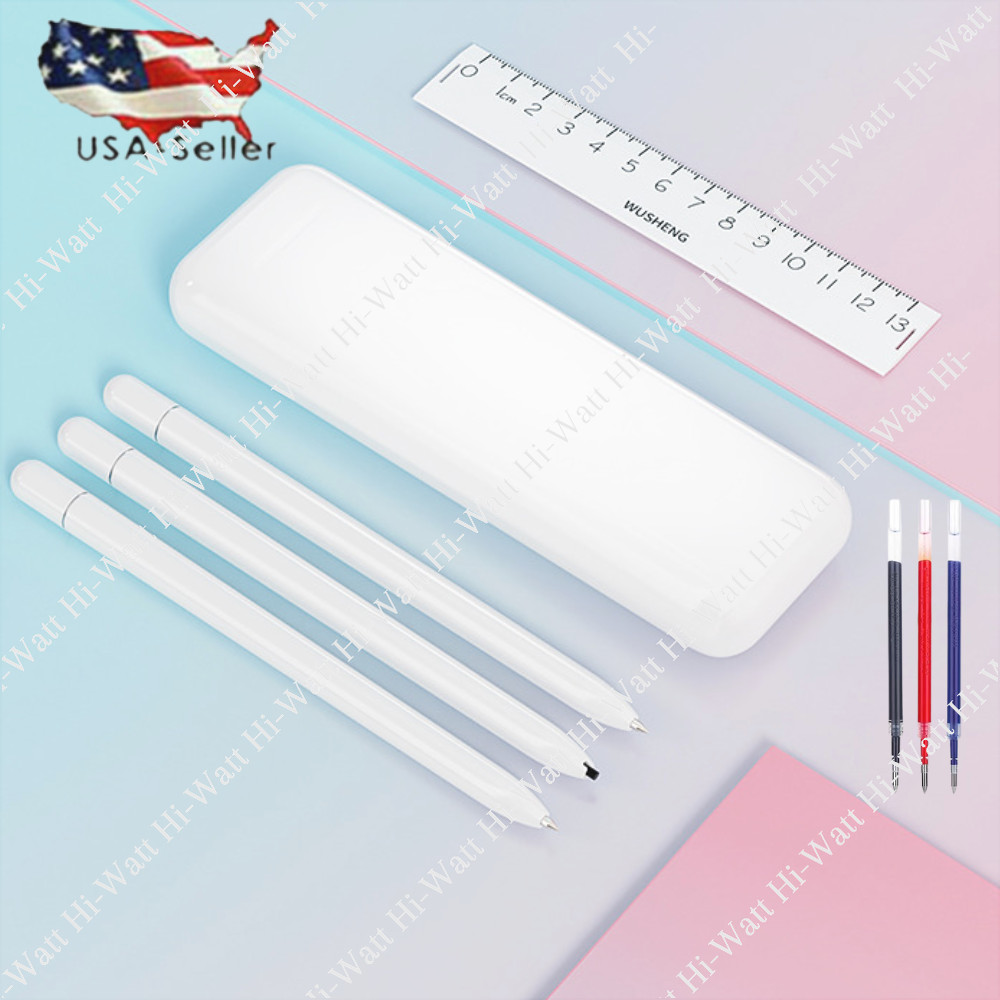 2 Gel Pens Pencils Penpod Replaceable Refills Case Writing Pens For School Work