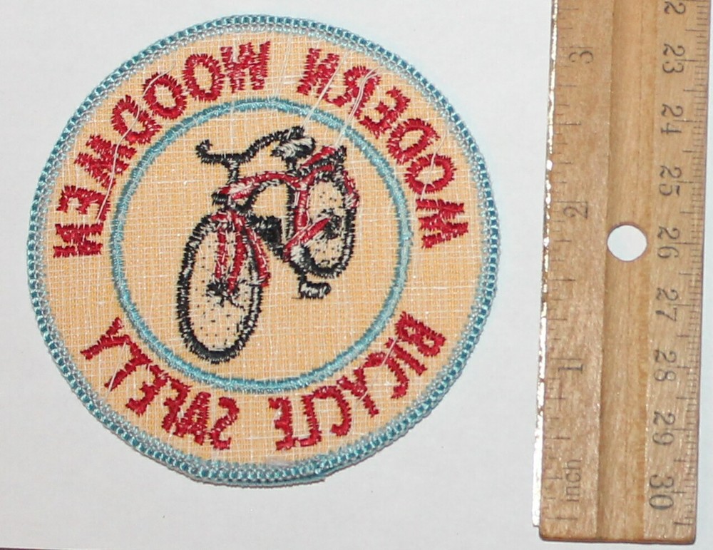 MODERN WOODMEN Bicycle Safety Yellow patch