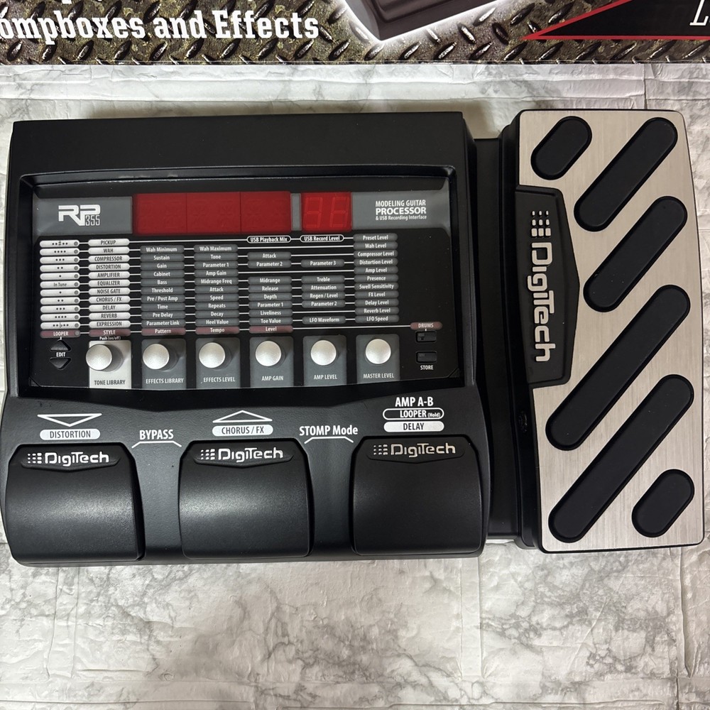 DigiTech RP355 Multi-Effects Guitar Effect Pedal TESTED From Japan