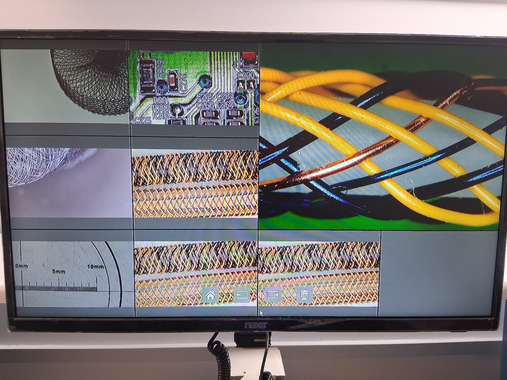 MMBT-1DM XY Tool Scope 20X Toolmakers Manual Microscope 2"x2" Stage HDMI Camera