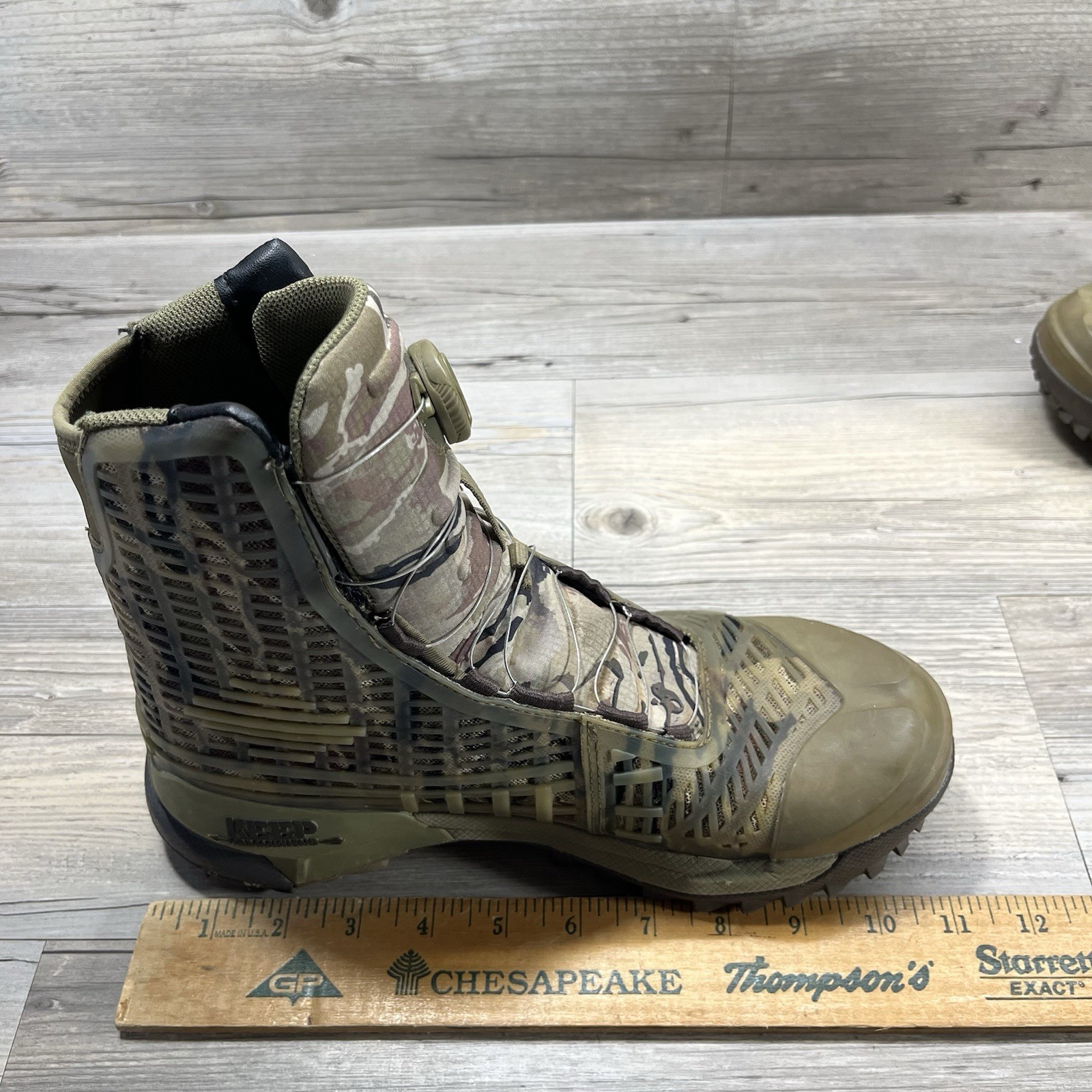 Under Armour Boots Men's 8.5 Cam Hanes CH1 Goretex Camo Hunting BOA Hiking