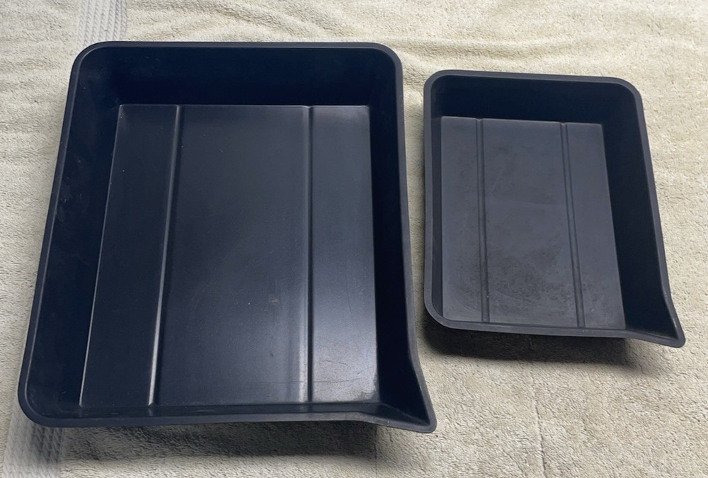 Vintage Ace Hard Rubber Developing Trays