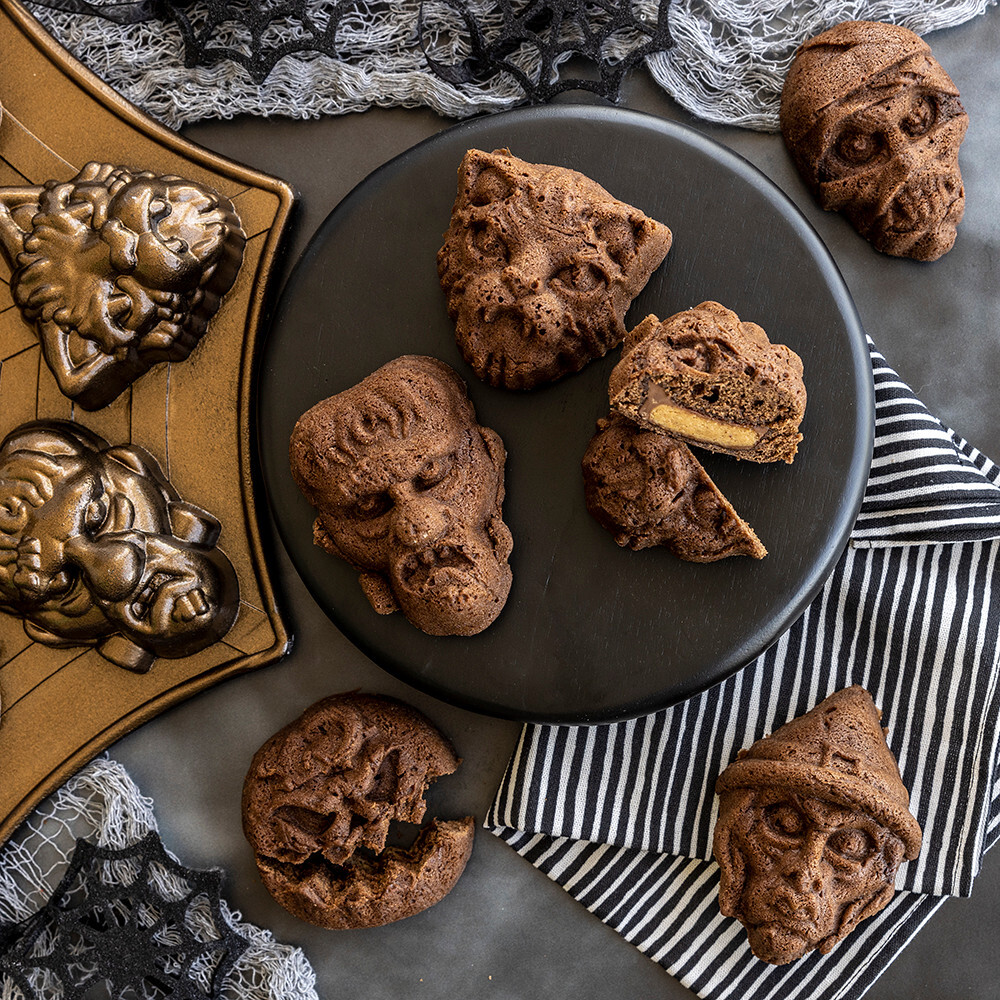 Nordic Ware Monster Mask Cakelet Pan