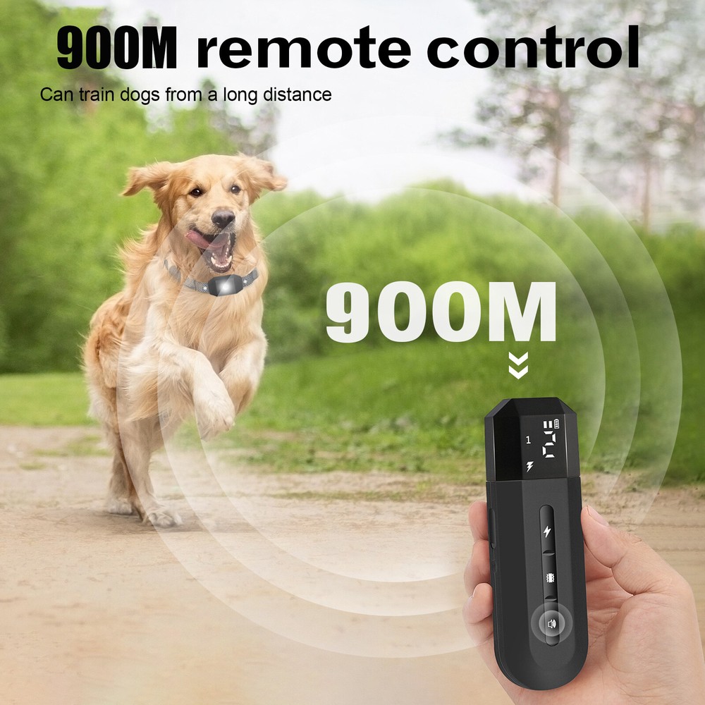 Dog Training E-Collar Anti-Bark Electric Shock Obedience Remote Control Device