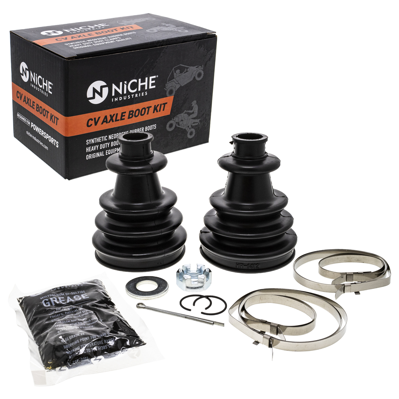 NICHE Front CV Axle Boot Kit for Polaris Sportsman Ranger Scrambler 500 2201015