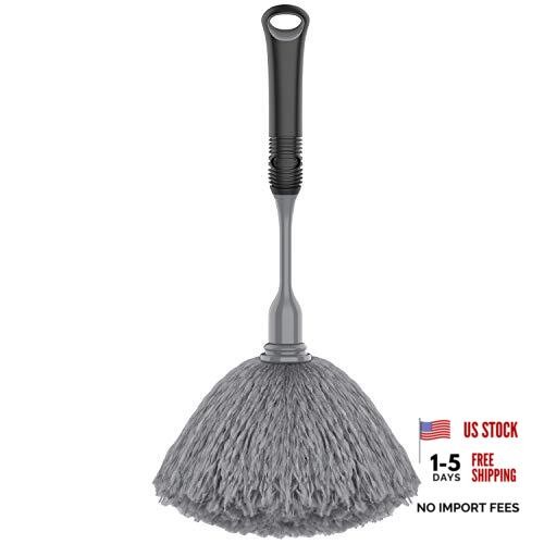 Microfiber Delicate Duster, Comfortable Non Slip Handle, Detachable Washable