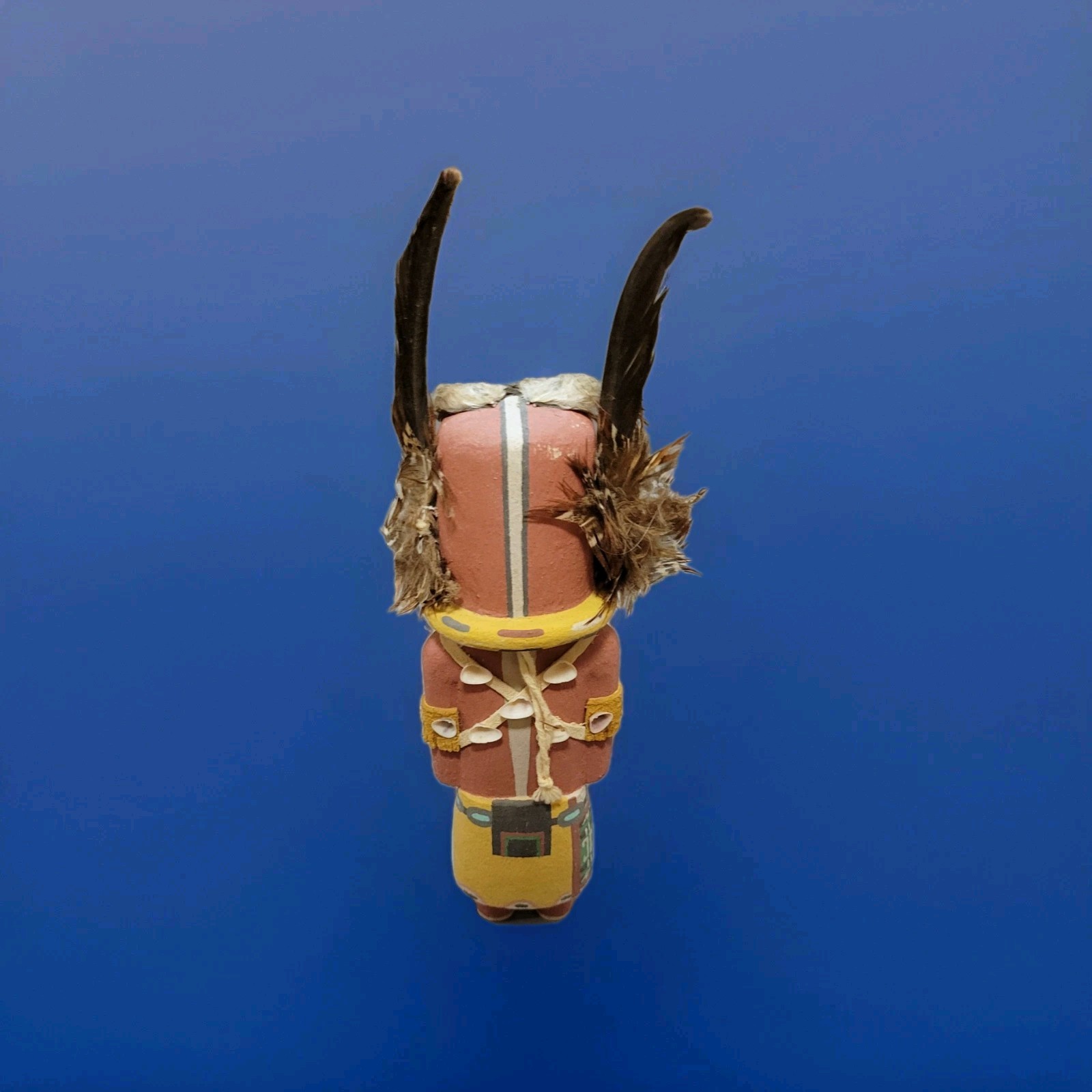 Conrad Torivio Hopi Wood Carved Hand Painted Kachina Doll Signed Vintage