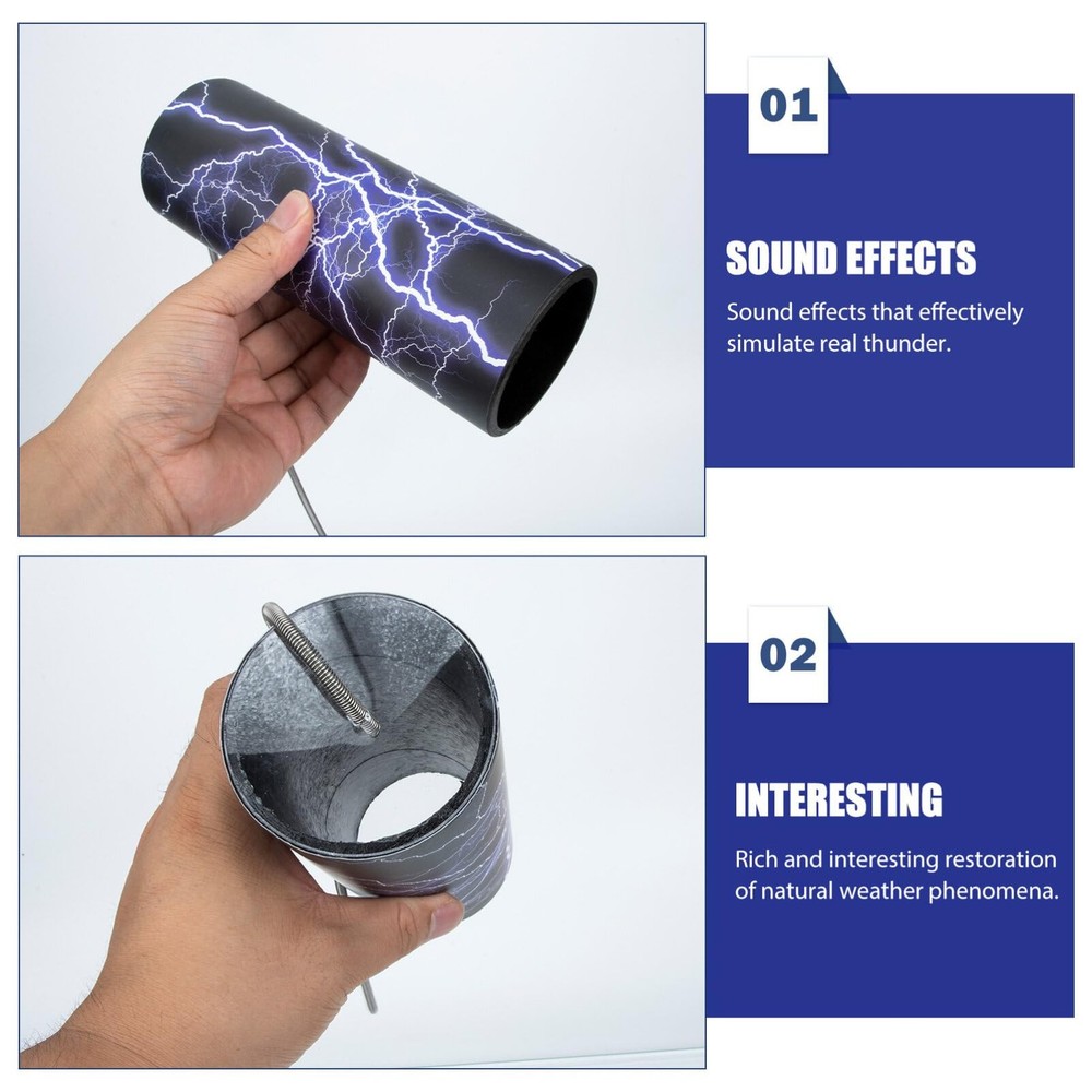 Thunder Drum Thunder Sticks: Noise Maker Spring Drum Shaker Percussion Instru...