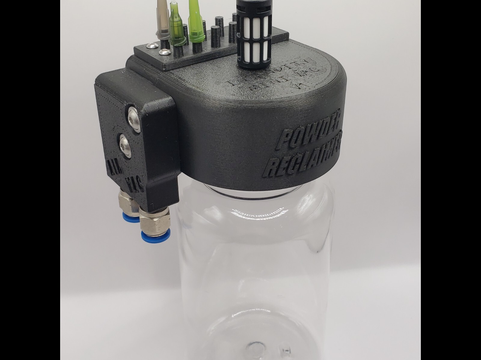 Pneumatic Micro Vacuum for Powder Coating - Easily Remove Powder! Two Tone Wheel