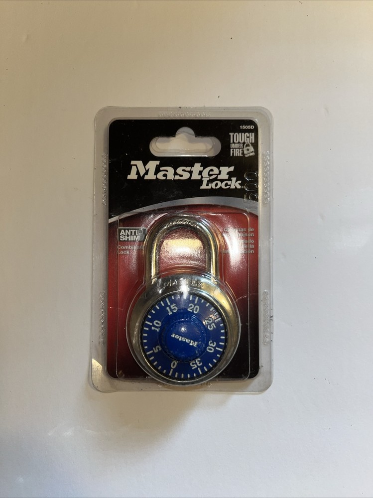 Master Lock Blue Combination Lock 1505D