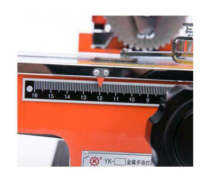 New 5mm Semi-automatic Metal Label Embosser Stamping Printer Marking Machine